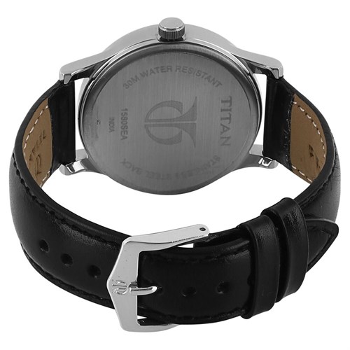 Đồng hồ TITAN 35.3 mm Nam 1580SL01 Màu Đen