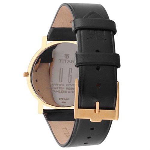 Đồng hồ TITAN Edge 37 mm Nam 679YL02 Màu Đen