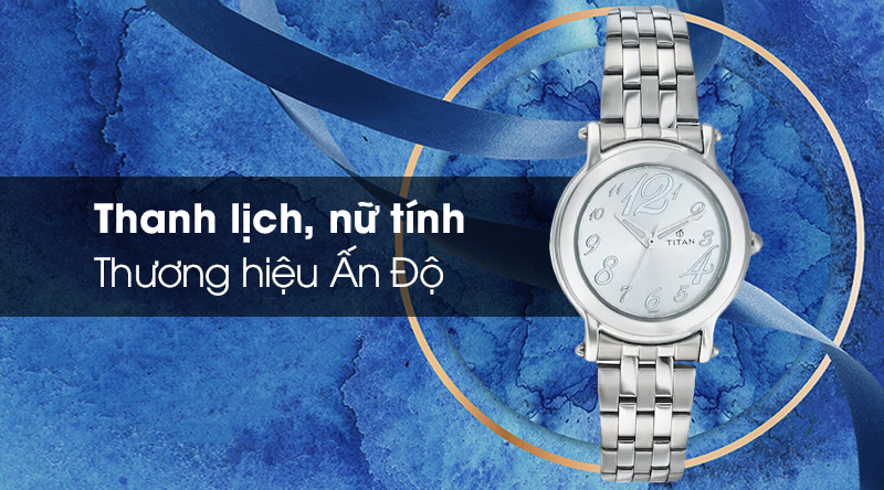 Đồng hồ nữ Titan 9859SM01 mang nét trẻ trung Đồng hồ nữ Titan 9859SM01 mang nét trẻ trung