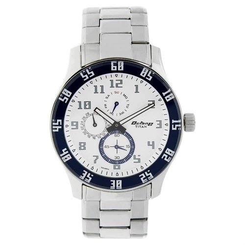 Đồng hồ TITAN Octane 49 mm Nam 1632SM01 Màu Bạc