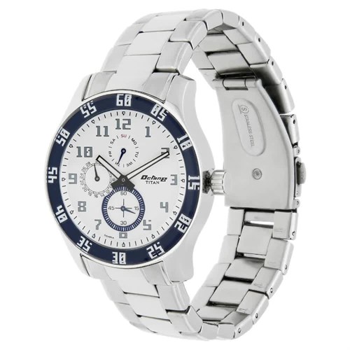 Đồng hồ TITAN Octane 49 mm Nam 1632SM01 Màu Bạc