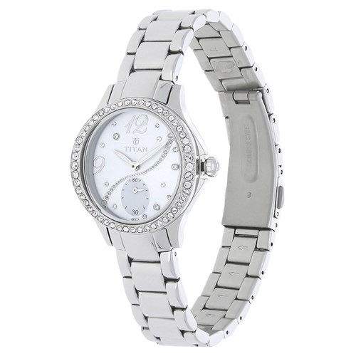 Đồng hồ TITAN 36 mm Nữ 95024SM01 Màu Bạc