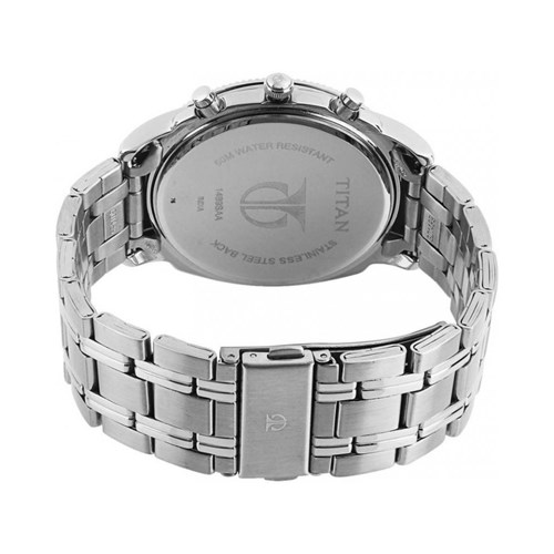 Đồng hồ TITAN 50 mm Nam 1489SM01 Màu Bạc