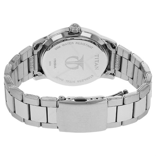 Đồng hồ TITAN 41 mm Nam 1730SM01 Màu Bạc