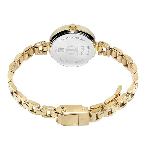 Đồng hồ TITAN 25 mm Nữ 2598YM01 Màu Vàng