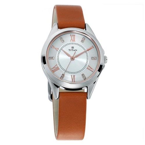Đồng hồ TITAN 40 mm Nữ 2565SL02 Màu Nâu