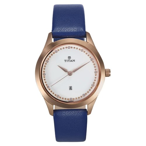 Đồng hồ TITAN 40 mm Nữ 2570WL02 Màu Xanh Dương
