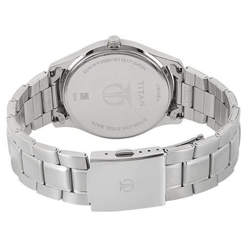 Đồng hồ TITAN 50 mm Nam 1767SM01 Màu Bạc