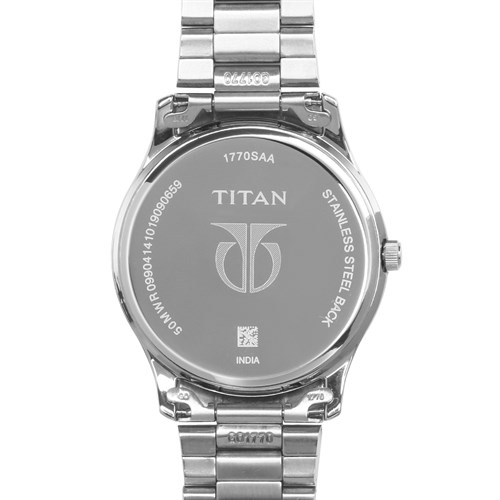 Đồng hồ TITAN 42 mm Nam 1770SM01 Màu Bạc