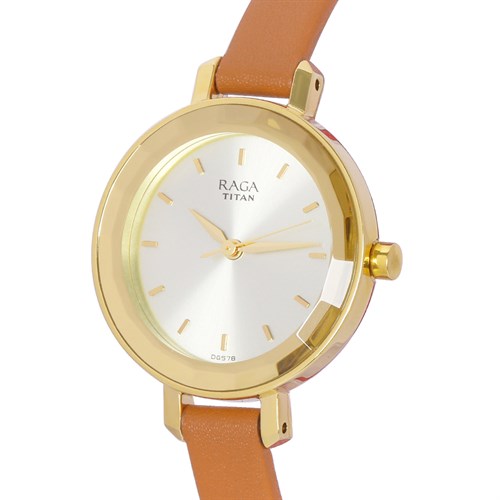 Đồng hồ TITAN 28.5 mm Nữ 2575YL01 Màu Nâu