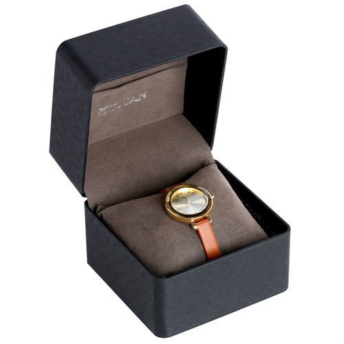 Đồng hồ TITAN 28.5 mm Nữ 2575YL01 Màu Nâu