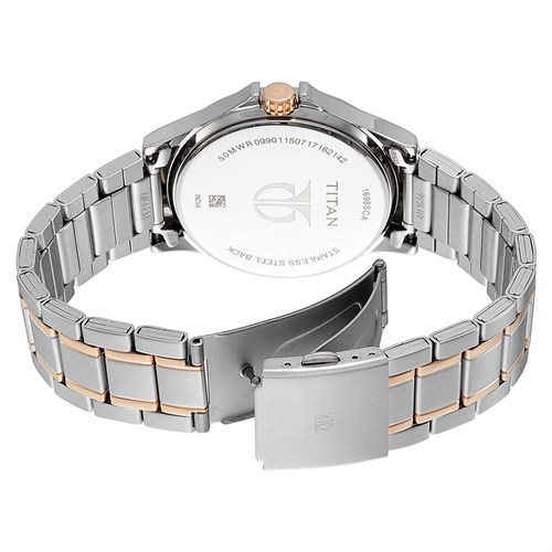 Đồng hồ TITAN 49 mm Nam 1698KM01 Màu Bạc