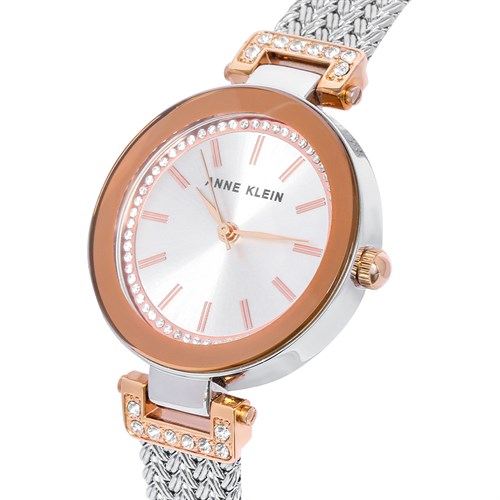 Đồng hồ ANNE KLEIN 31 mm Nữ AK/1907SVRT Màu Bạc
