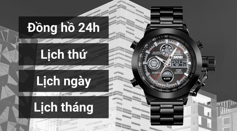 Đồng hồ Nam Skmei SK-1515 - Đen giá rẻ, chính hãng