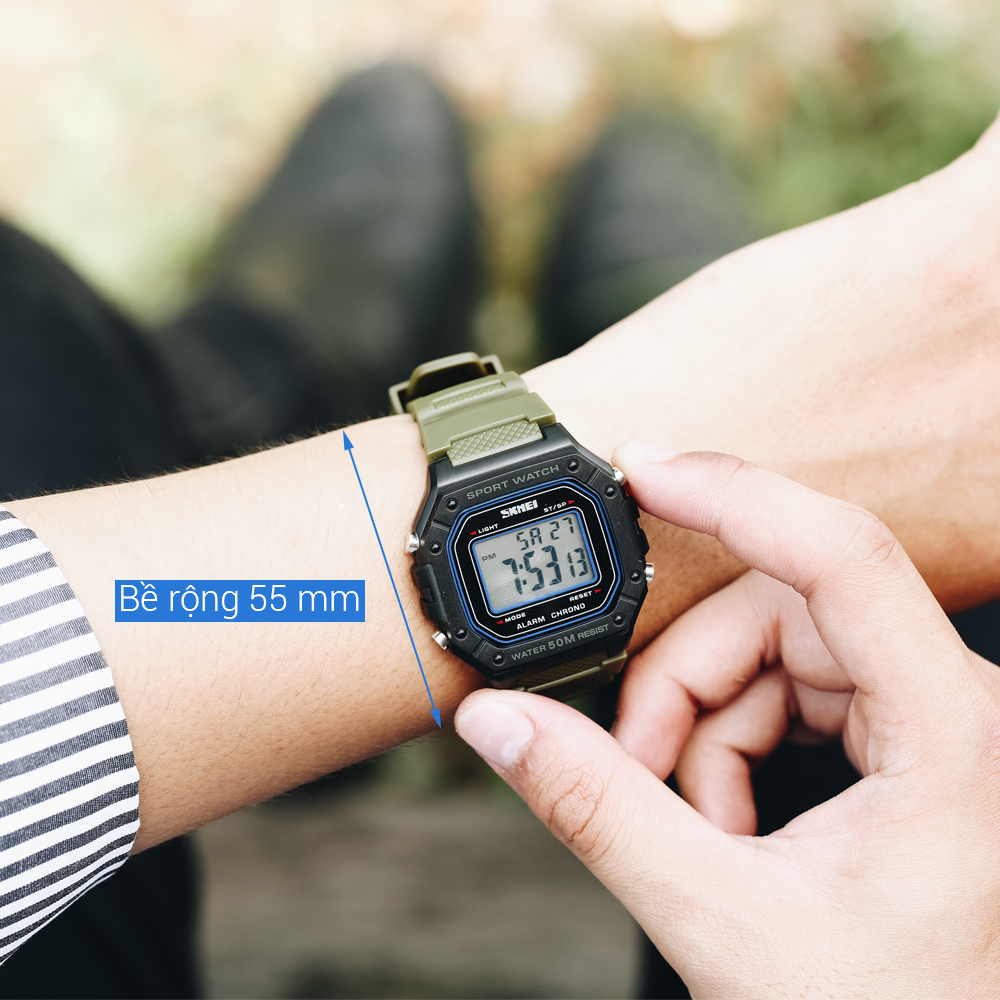 Đồng hồ Nam Skmei SK-1496 - Xanh