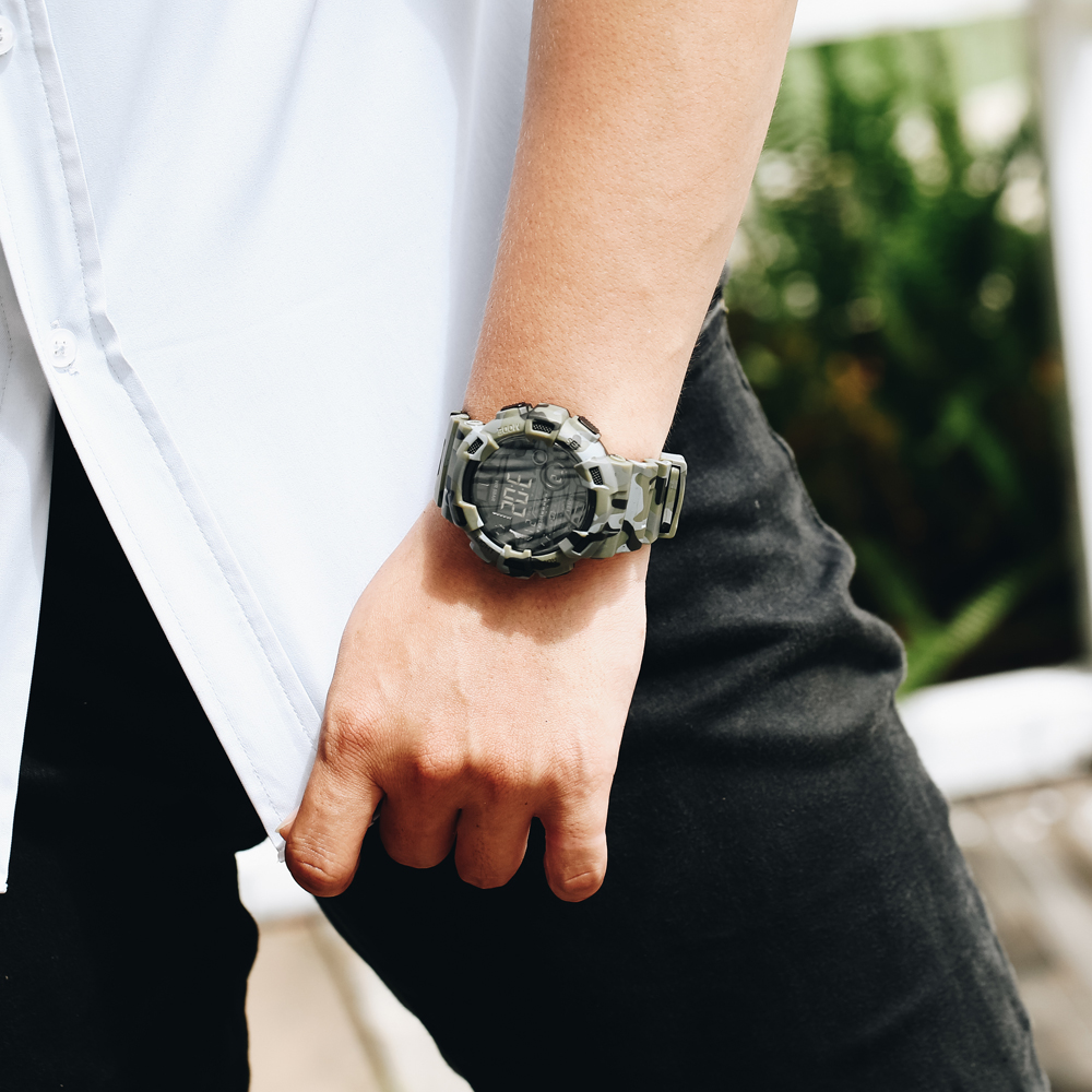 Đồng hồ Nam Skmei SK-1472 - Xanh Camo