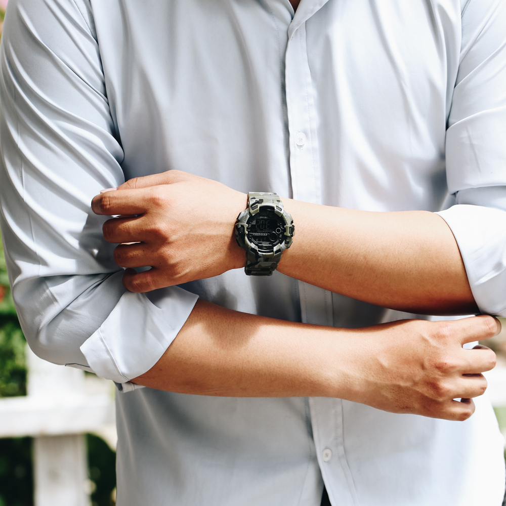 Đồng hồ Nam Skmei SK-1472 - Xanh Camo