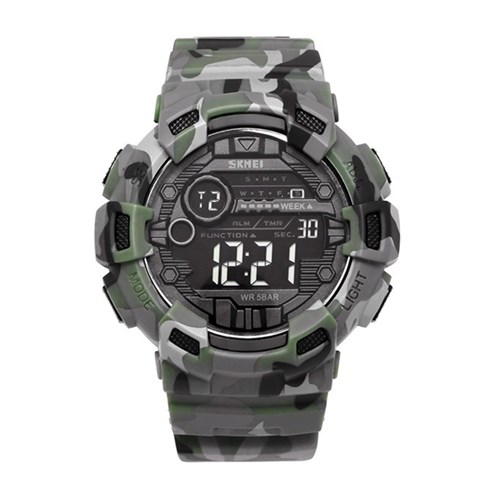 Đồng hồ Nam Skmei SK-1472 - Xanh Camo Màu Xanh bộ đội