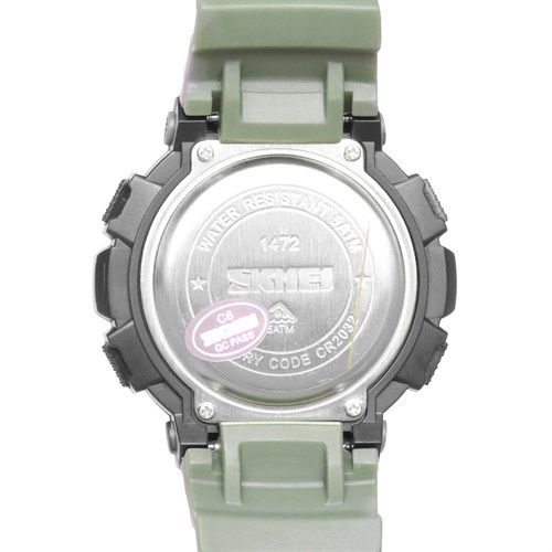 Đồng hồ Nam Skmei SK-1472 - Xanh Camo Màu Xanh bộ đội