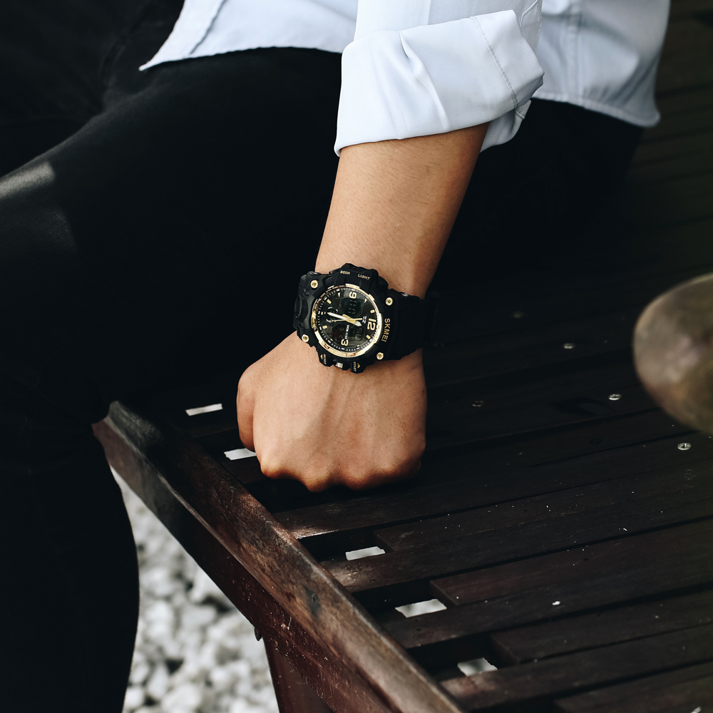 Đồng hồ Nam Skmei SK-1155B - Vàng