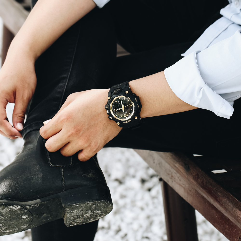 Đồng hồ Nam Skmei SK-1155B - Vàng