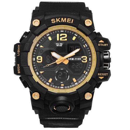 Đồng hồ Nam Skmei SK-1155B - Vàng Màu Vàng