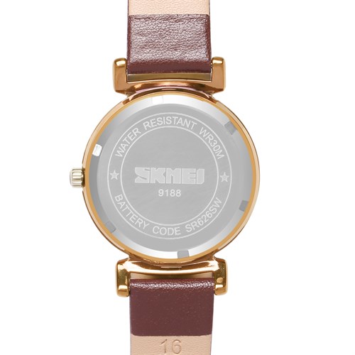 Đồng hồ Nữ Skmei SK-9188 Màu Nâu