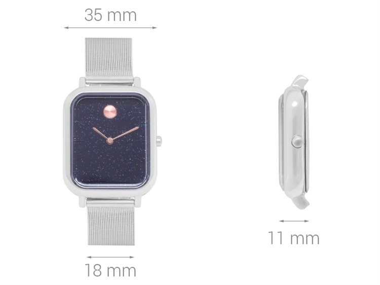 Đồng hồ SKMEI 35 mm Nam SK-9187 Màu Bạc