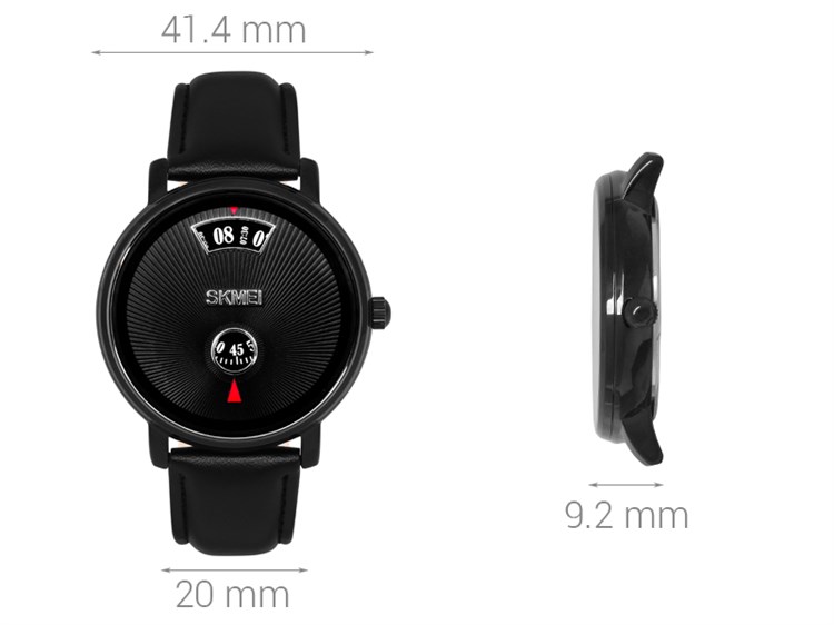 Đồng hồ Skmei 41.4 mm Nam SK-1490 Màu Đen