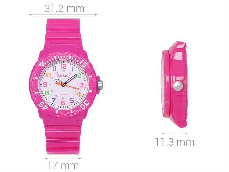 Đồng hồ SKMEI 31.2 mm Trẻ em SK-1043 Màu Đỏ đậm