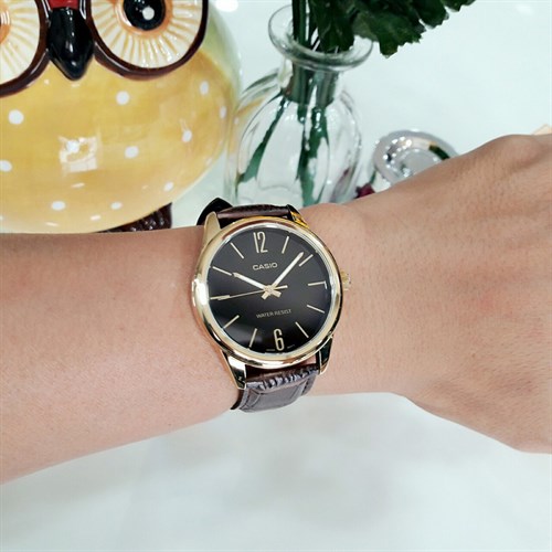 Đồng hồ Nam Casio MTP-V005GL-1BUDF Màu Nâu