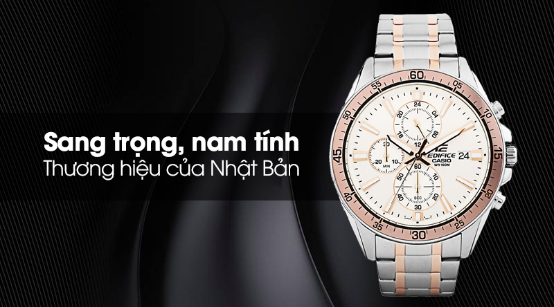 Đồng hồ nam Edifice Casio EFR-546SG-7AVUDF có thiết kế thanh lịch
