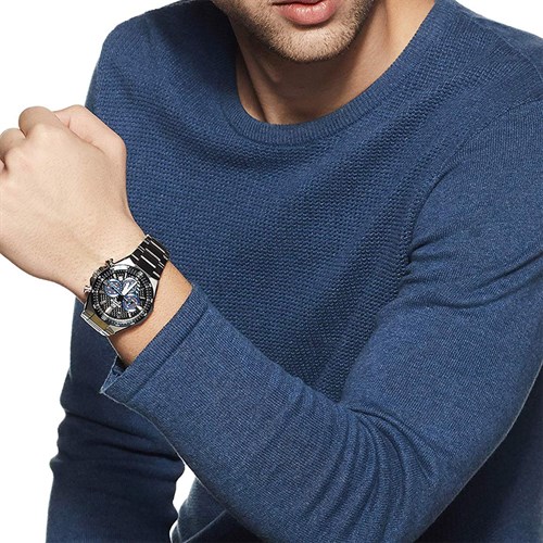 Đồng hồ EDIFICE CASIO 47.5 mm Nam EQS-800CDB-1BVUDF Màu Bạc