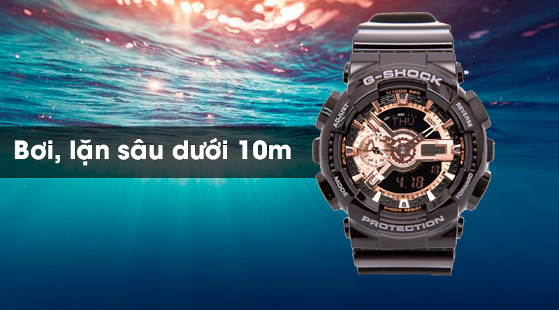 Đồng hồ nam G-Shock GA-110MMC-1ADR có hệ số chống nước 20 ATM Đồng hồ nam G-Shock GA-110MMC-1ADR có hệ số chống nước 20 ATM