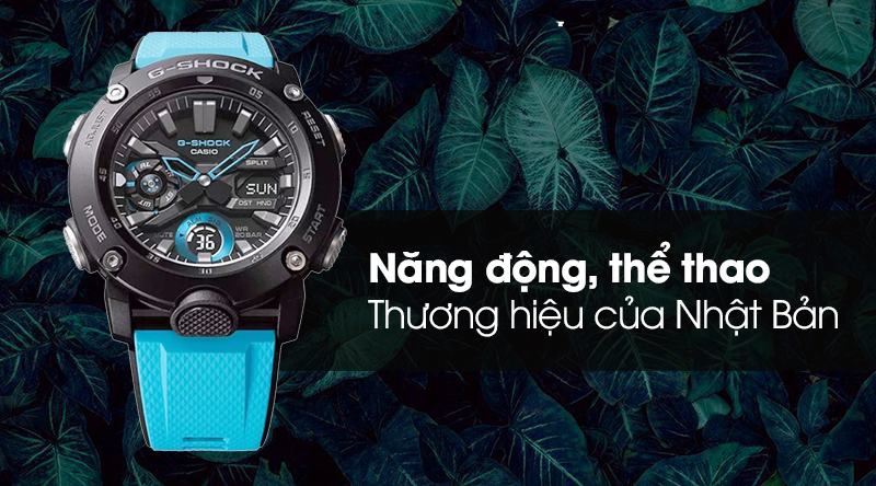 Đồng hồ Nam G-Shock GA-2000-1A2DR thiết kế trẻ trung và cá tính Đồng hồ Nam G-Shock GA-2000-1A2DR thiết kế trẻ trung và cá tính