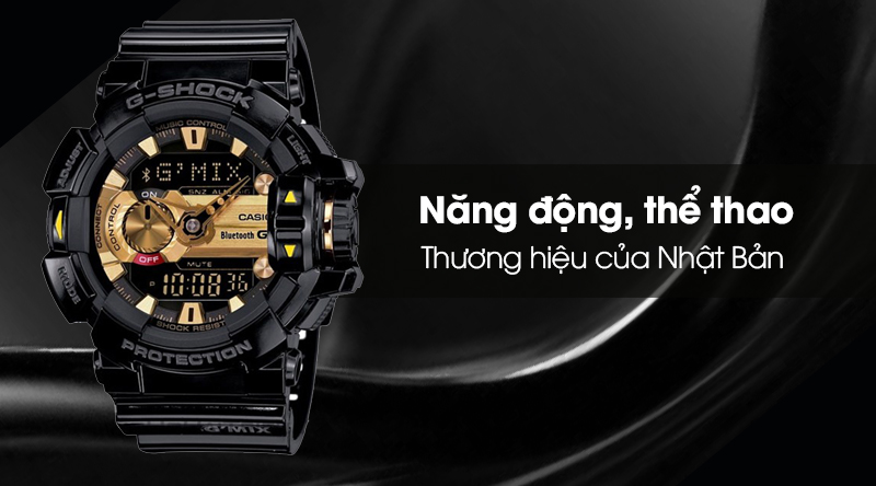 Đồng hồ nam G-Shock GBA-400-1A9DR có kiểu dáng hiện đại Đồng hồ nam G-Shock GBA-400-1A9DR có kiểu dáng hiện đại