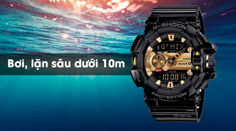 Đồng hồ nam G-Shock GBA-400-1A9DR có hệ số chống nước 20 ATM Đồng hồ nam G-Shock GBA-400-1A9DR có hệ số chống nước 20 ATM