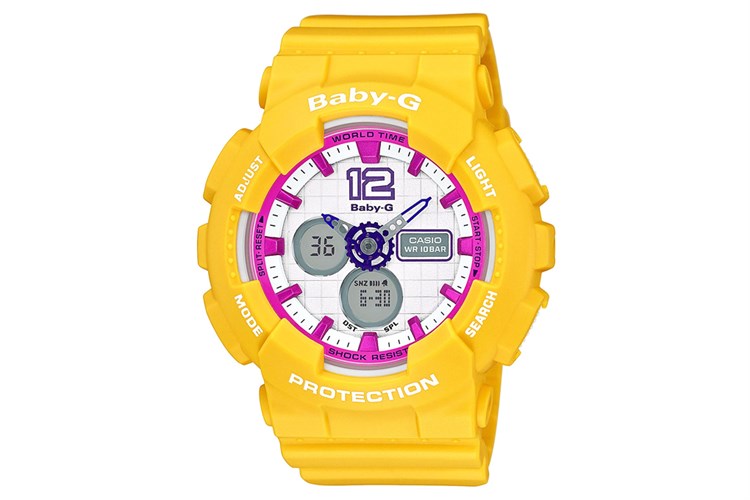 Đồng hồ BABY-G 43.4 mm Nữ BA-120-9BDR Màu Vàng