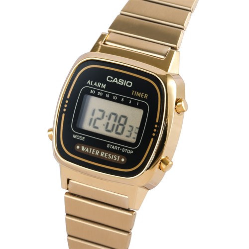 Đồng hồ CASIO 24 mm Nữ LA670WGA-1DF Màu Vàng