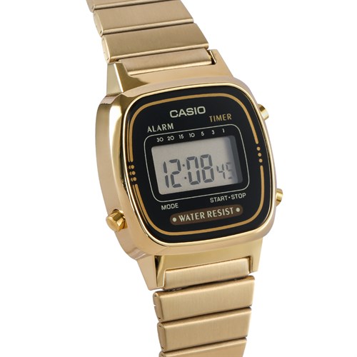 Đồng hồ CASIO 24 mm Nữ LA670WGA-1DF Màu Vàng
