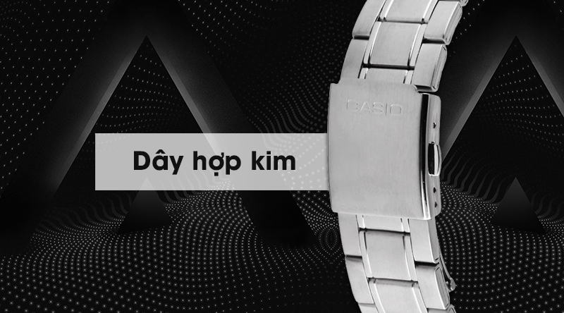 Đồng hồ Casio MTD-1078D-1A1VDF có dây đeo bền đẹp, chống ăn mòn Đồng hồ Casio MTD-1078D-1A1VDF có dây đeo bền đẹp, chống ăn mòn