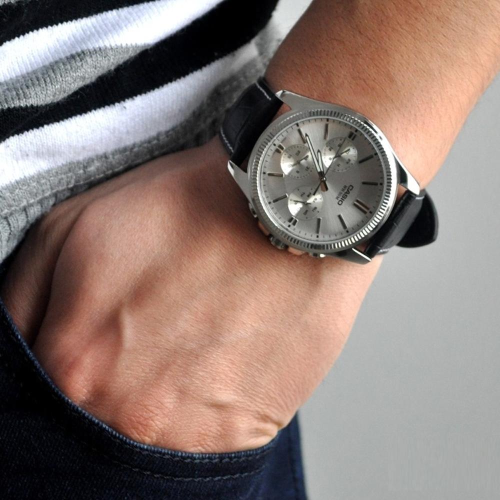 Đồng hồ Nam Casio Timeless MTP-1375L-7AVDF Màu Đen