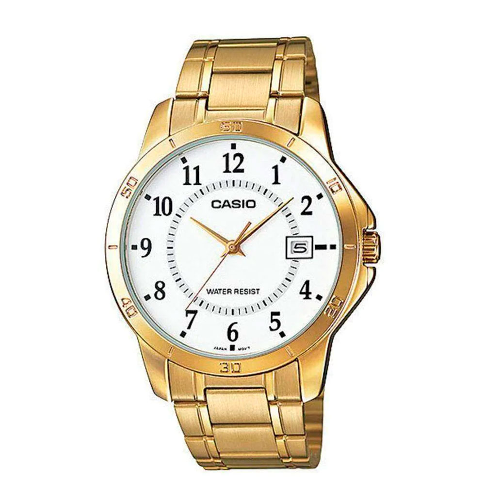 Đồng hồ Casio Timeless 41.5 mm Nam MTP-V004G-7BUDF Màu Vàng