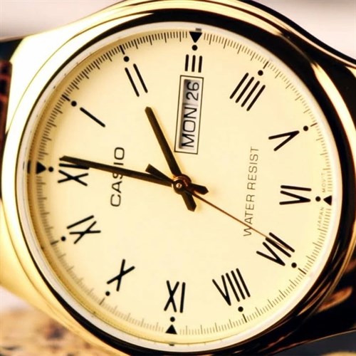 Đồng hồ CASIO 38 mm Nam MTP-V006GL-9BUDF Màu Nâu