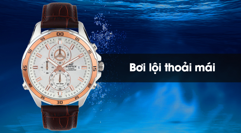 Đồng hồ nam Edifice Casio EFR-547L-7AVUDF có hệ số chống nước 10 ATM