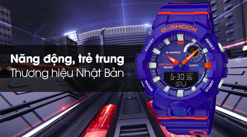 Đồng hồ nam G-Shock GBA-800DG-2ADR có thiết kế năng động