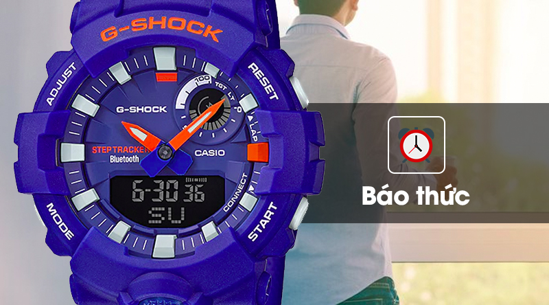 Đồng hồ nam G-Shock GBA-800DG-2ADR có tính năng báo thức tiện ích
