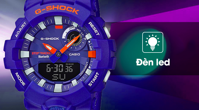 Đồng hồ nam G-Shock GBA-800DG-2ADR có đèn led cực sáng