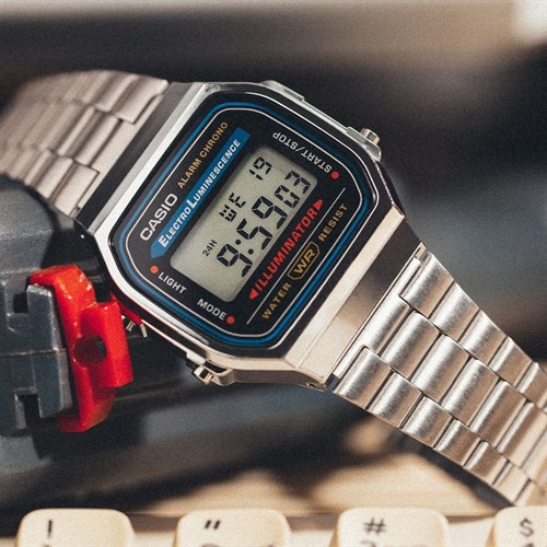 Đồng hồ Nam Casio A168WA-1WDF giá rẻ, chính hãng
