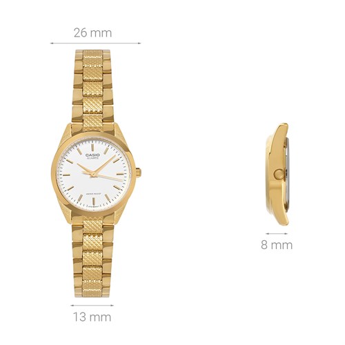 Đồng hồ CASIO 26 mm Nữ LTP-1274G-7ADF Màu Vàng